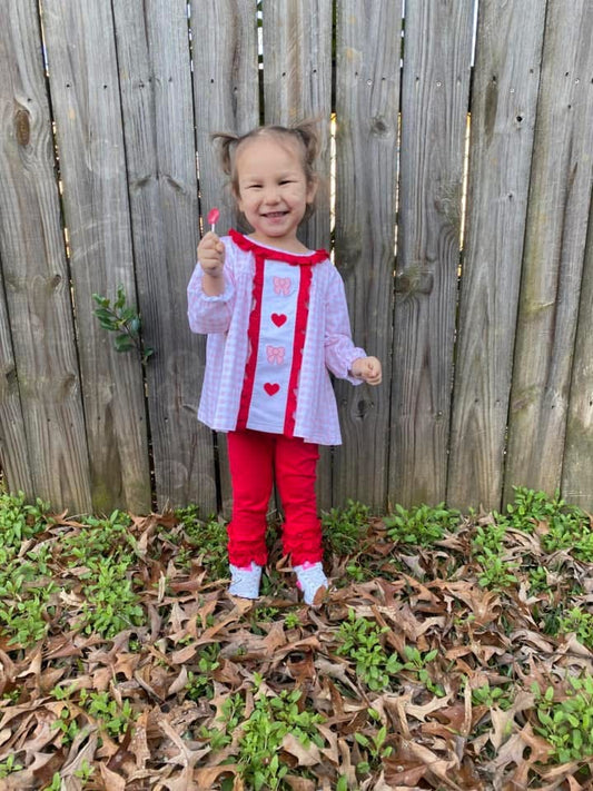 RTS: XOXO- Girls Knit Pant Set