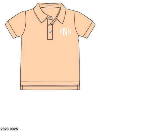 Pre Order 133: Spring Plaid- Boys Knit Polo Shirt