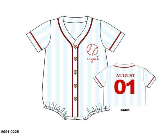 Pre Order 133: Play Ball- Boys Knit Bubble Jersey