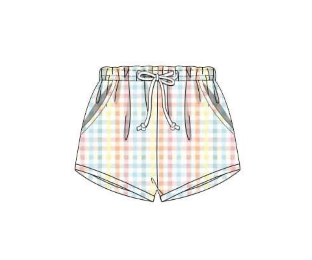 Pre Order 133: Spring Plaid- Plaid Shorties
