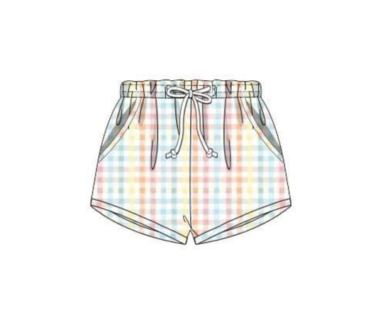 Pre Order 133: Spring Plaid- Plaid Shorties