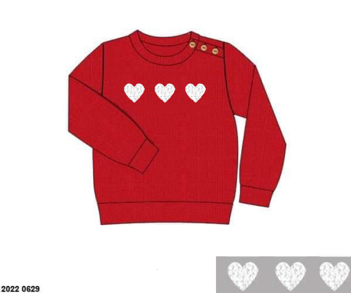 RTS: Valentines Sweaters- Boys Sweater