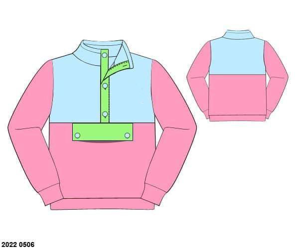 RTS: Girls Only- Pink Knit Pullover