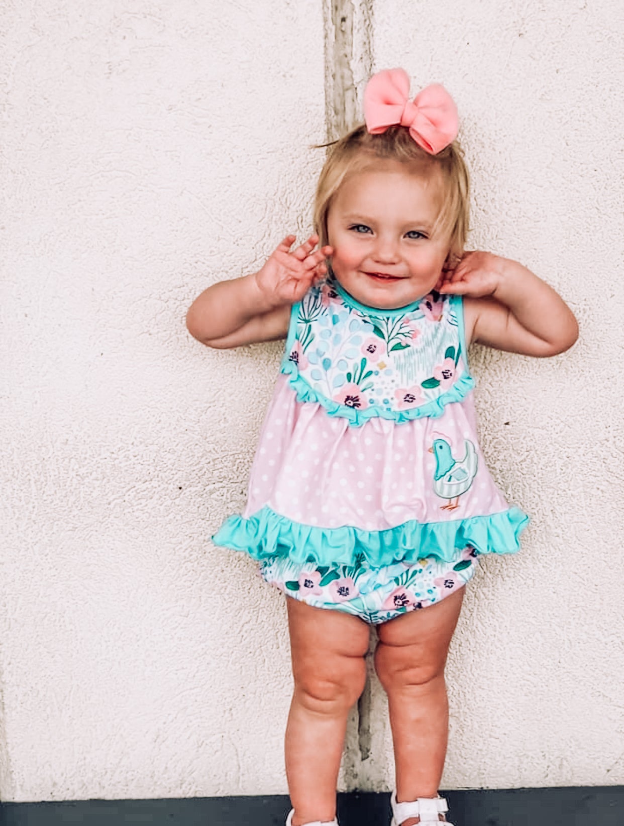 Customer Choice Pre Order 1: Girls Palmetto Chicken Bloomer Set