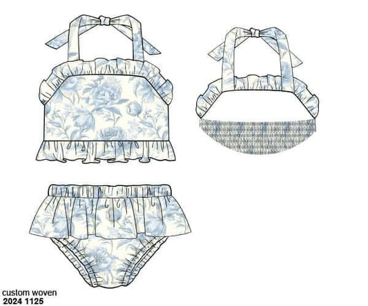 RTS: Wellington- Girls 2pc Rash Guard Swim