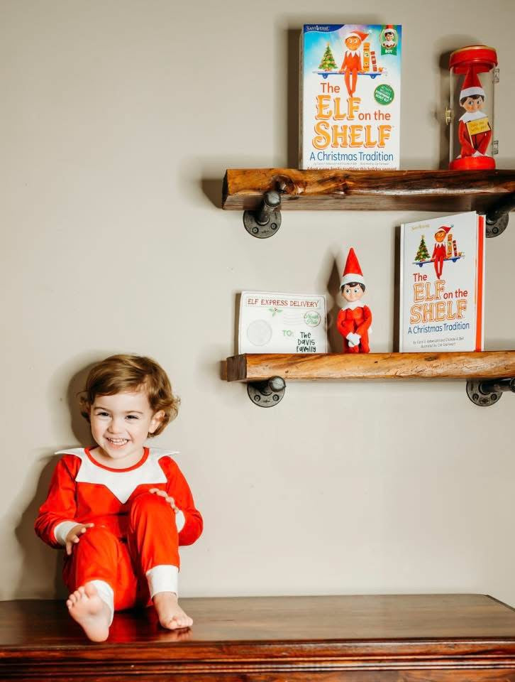 RTS: Santa's Little Helpers- Boys 2pc Knit Lounge Set