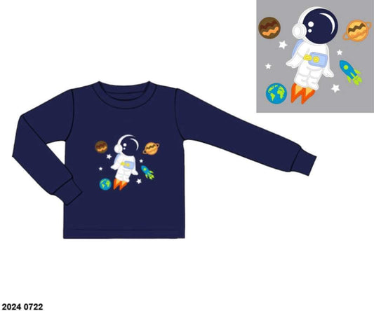 RTS: Boys Only- Space Knit Shirt