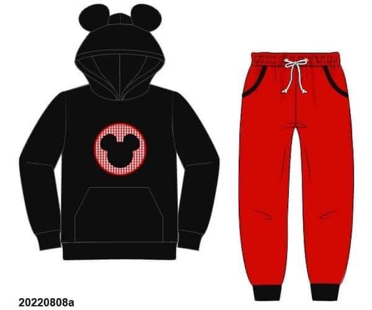Customer Choice Pre Order 1: Boys Mouse Hooded Jogger Set