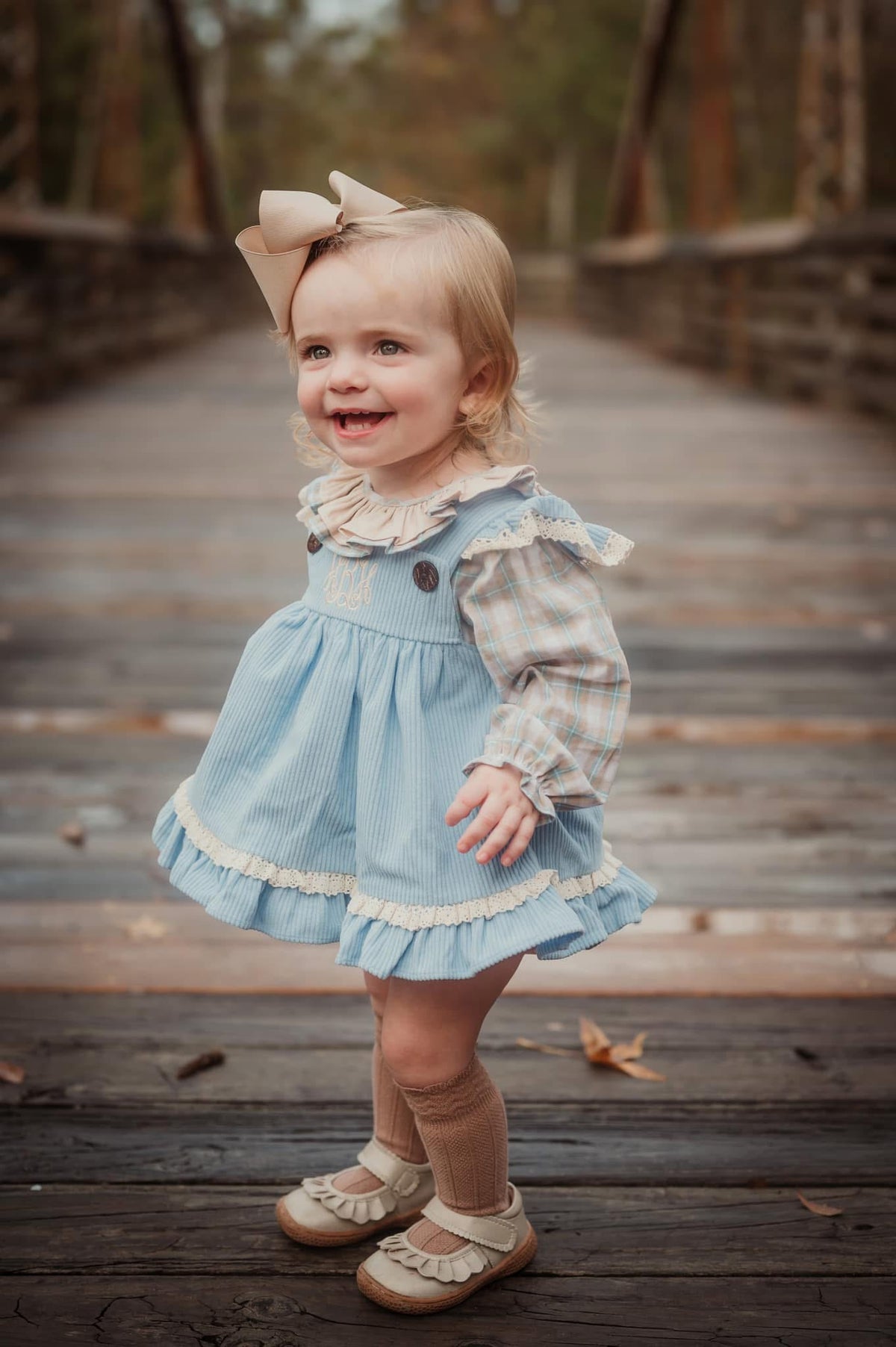 RTS: Will Anders- Girls 3pc Corduroy Bubble Short Set