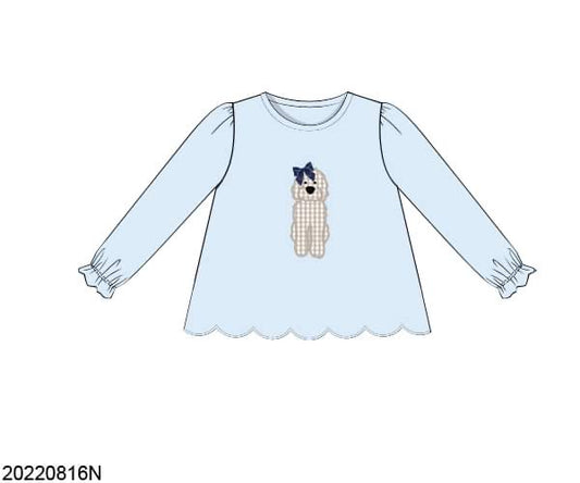 Customer Choice Pre Order 1: Girls Doodle Appliqué Shirt