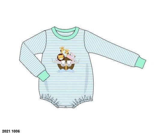 Customer Choice Pre Order 1: Boys Noahs Ark Appliqué Bubble