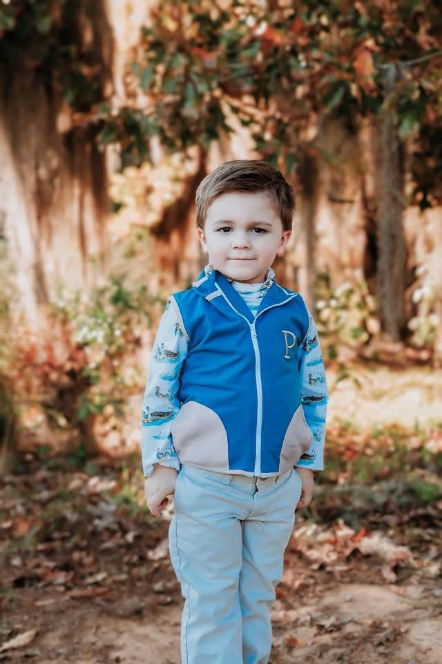 RTS: SS Busy Bees- Boys Knit 2pc Vest Set