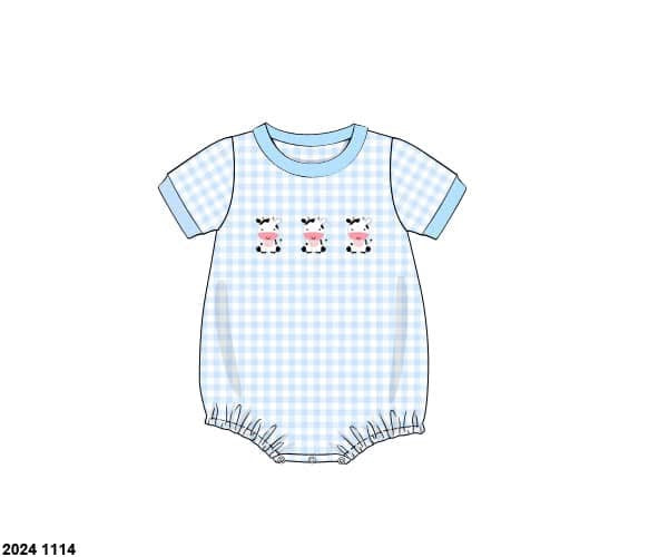 Pre Order 149: French Knot Cow- Boy Knit Bubble