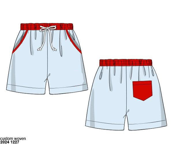 RTS: Grand Ole Swim- Boys/Dad Woven Traditional Swim Shorts