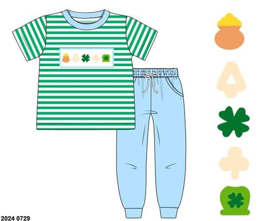RTS: Lucky Charms- Boys Knit Joggers