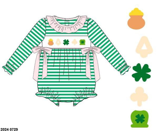 RTS: Lucky Charms- Girls Knit Bubble