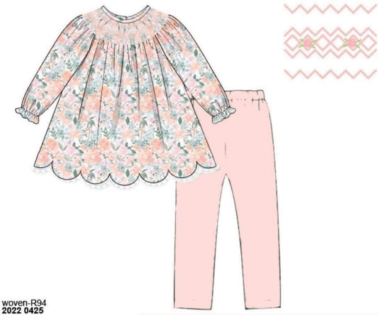 Customer Choice Pre Order 1: Girls Finlee Smocked Legging Set