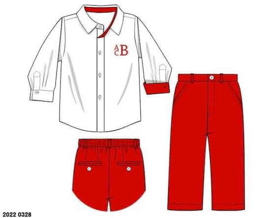 Customer Choice Pre Order 1: Boys Hattie Holiday 2pc Pant Set