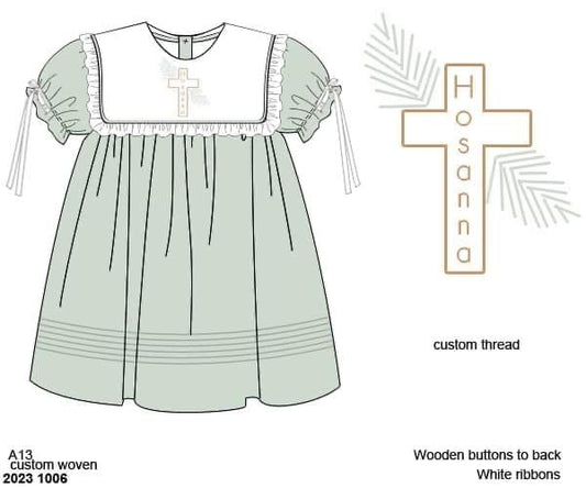 RTS: Hosanna- Girls Woven Dress