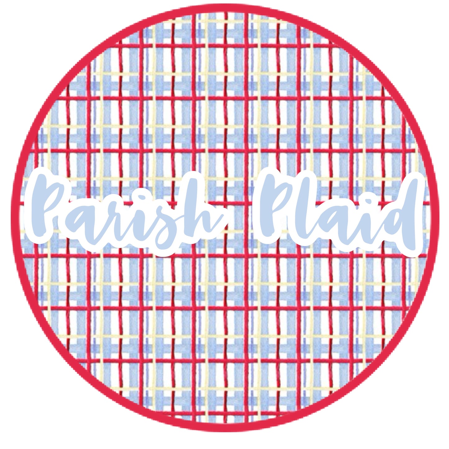 Pre Order 139: BTS Name Smocks- Parish Plaid Boys Woven Bubble