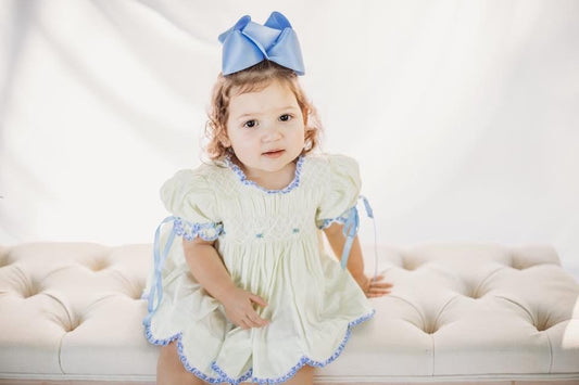Customer Choice Pre Order 1: Girls Sellers Yellow Heirloom Woven Bloomer Set