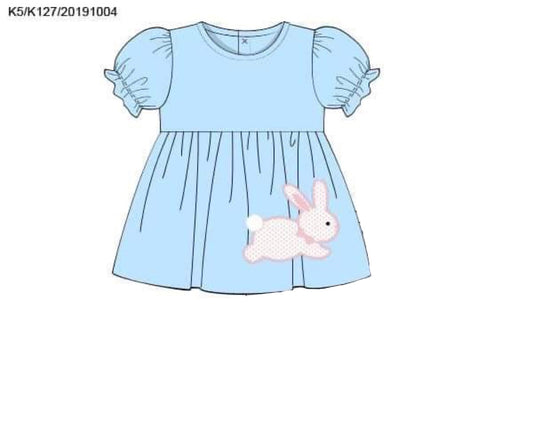 RTS: Easter Shirt Only- Girls Applique Bunny