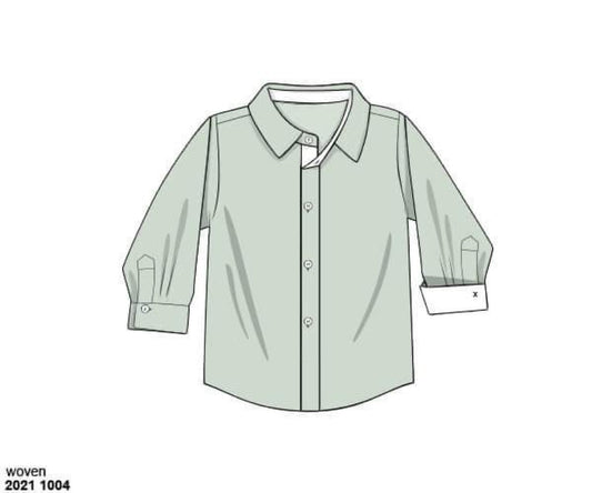 RTS: Rerun Sage Heirloom- Boys Shirt