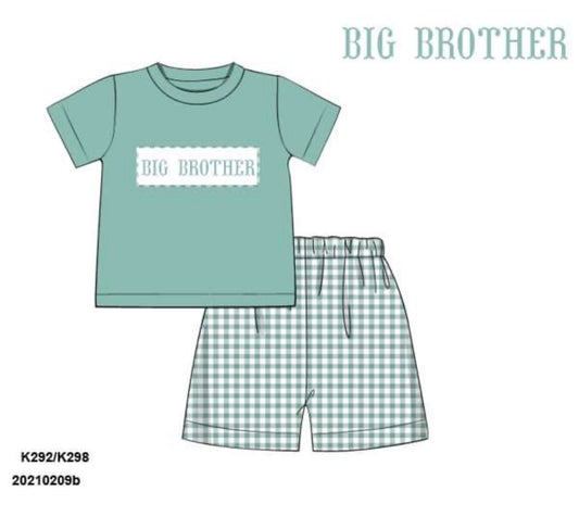 Customer Choice Pre Order 1: Boys Aqua Foam Name Smock Short Set