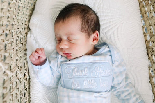 Pre Order 132: Thank Heaven- Boys Knot Gown