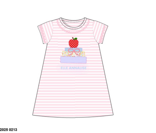 RTS: Book Club - Girls Knit Dress “ELLE ANNALISE”