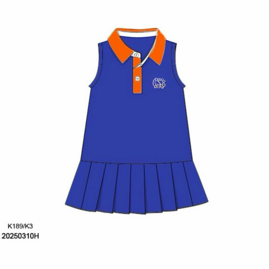 RTS: Gator Chomp- Girl Knit Tennis Dress "CSE"