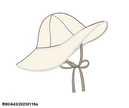 RTS: Fiji Sands- Girls Woven Sunhat