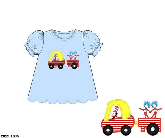 Pre Order 133: Book Shirts- Girls Character Coupe Knit Shirt