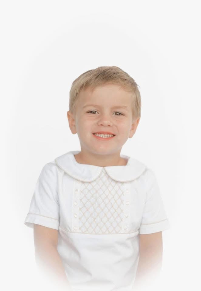 Pre Order 133: Hattie's Heirloom- Boys Woven Short Set