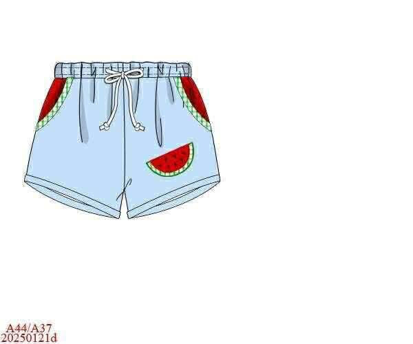 RTS: Slice of Summer- Boys Woven Swim Shorties
