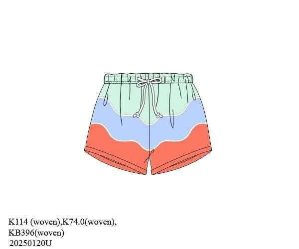 RTS: Bali Beach- Boys Woven Swim Shorties