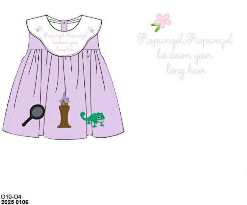 RTS: Character Collection- Girls Long Haired Princess Woven Shirt