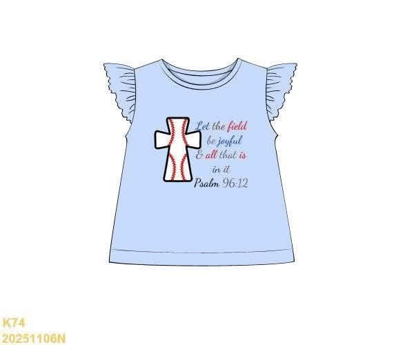 RTS: Church Shirts- Girls Joyful Field Shirt