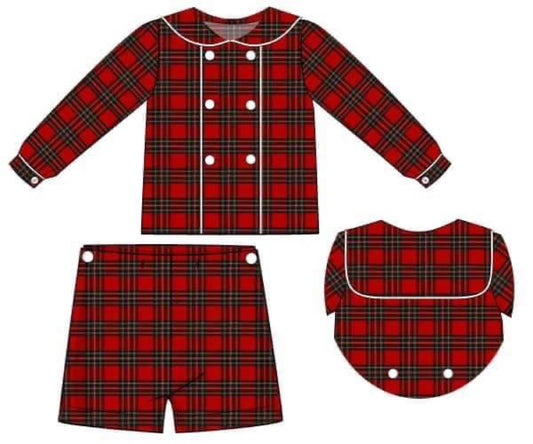 RTS: Classic Flannel- Boys Bobby Suit