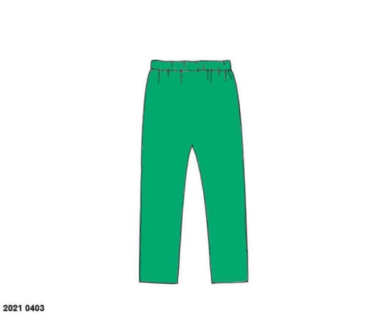 RTS: Christmas Bottoms- Girls Solid Green Knit Leggings