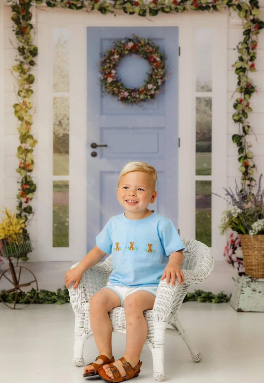 RTS: Easter Shirt Only- Boys Bullion Bunny Shirt