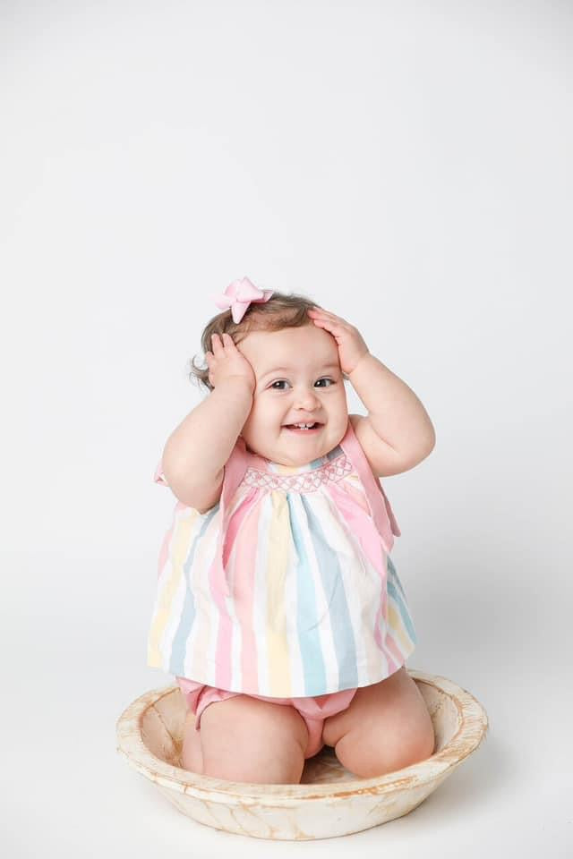 RTS: Jubilee Stripes- Girls Woven Bloomer Set