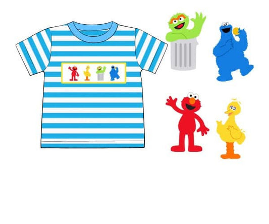 Pre Order 135: Puppet Street- Boys Smock Shirt