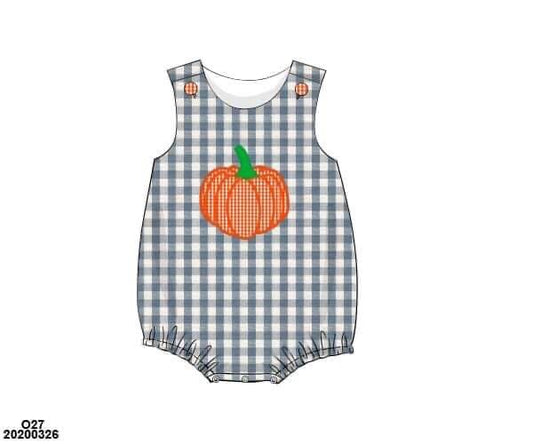 RTS: Linen Pumpkins- Boys Bubble