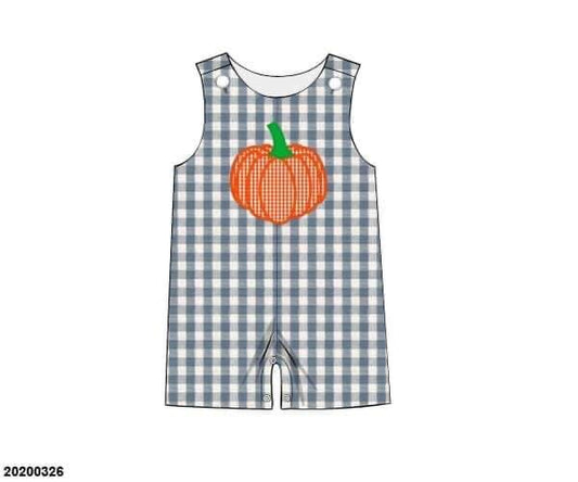 RTS: Linen Pumpkins- Boys Shortall