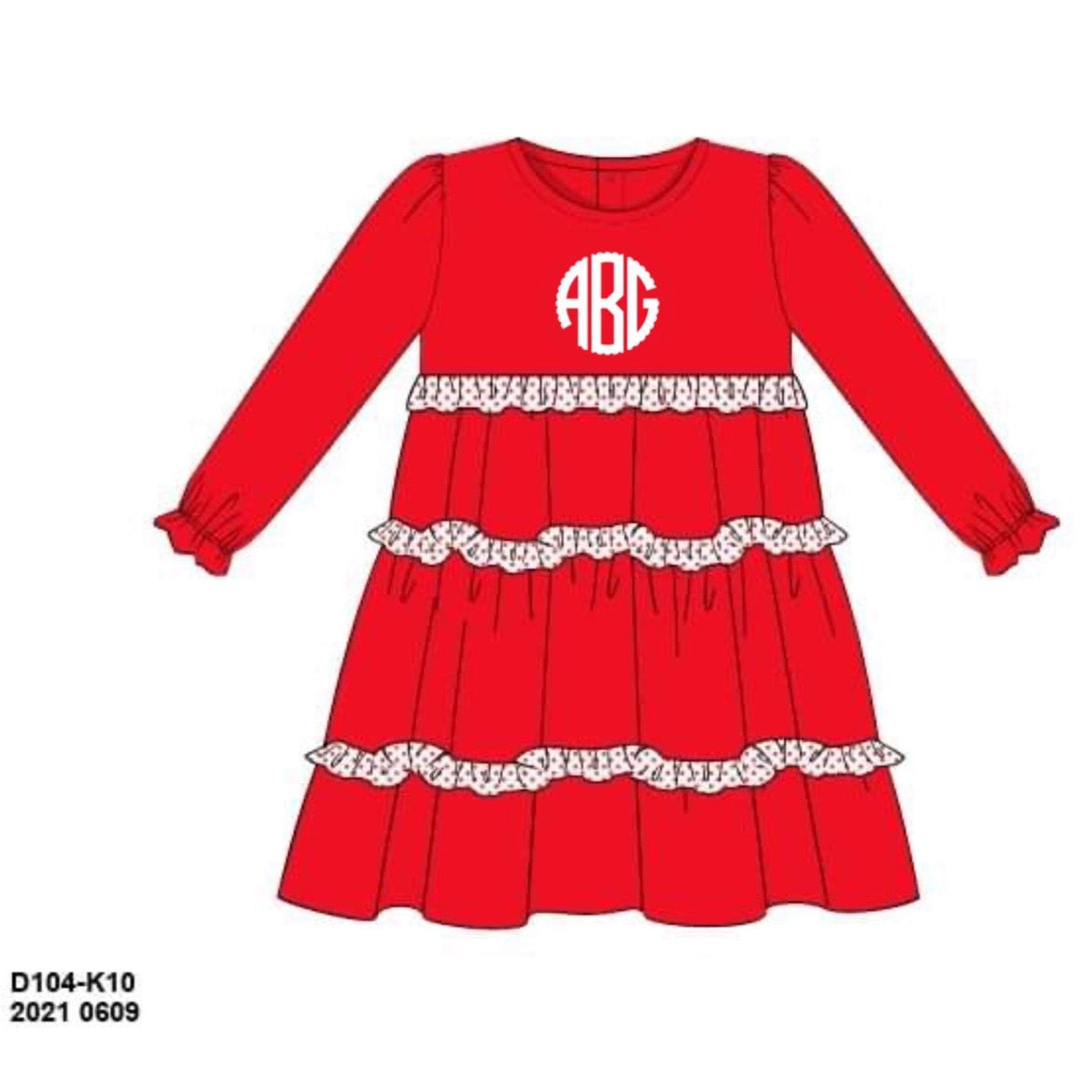 RTS: Christmas Knits- Girls Knit Dress (No Monogram)