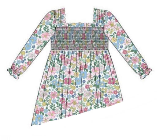 RTS: DEFECT- Austyn Floral Knit Dress