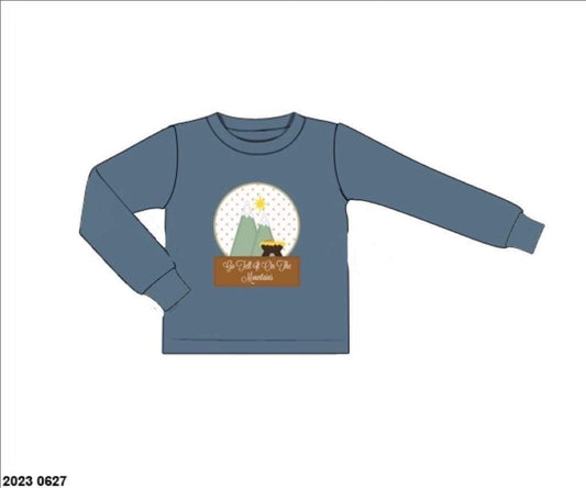 RTS: Go Tell It On The Mountain- Boys Knit Shirt
