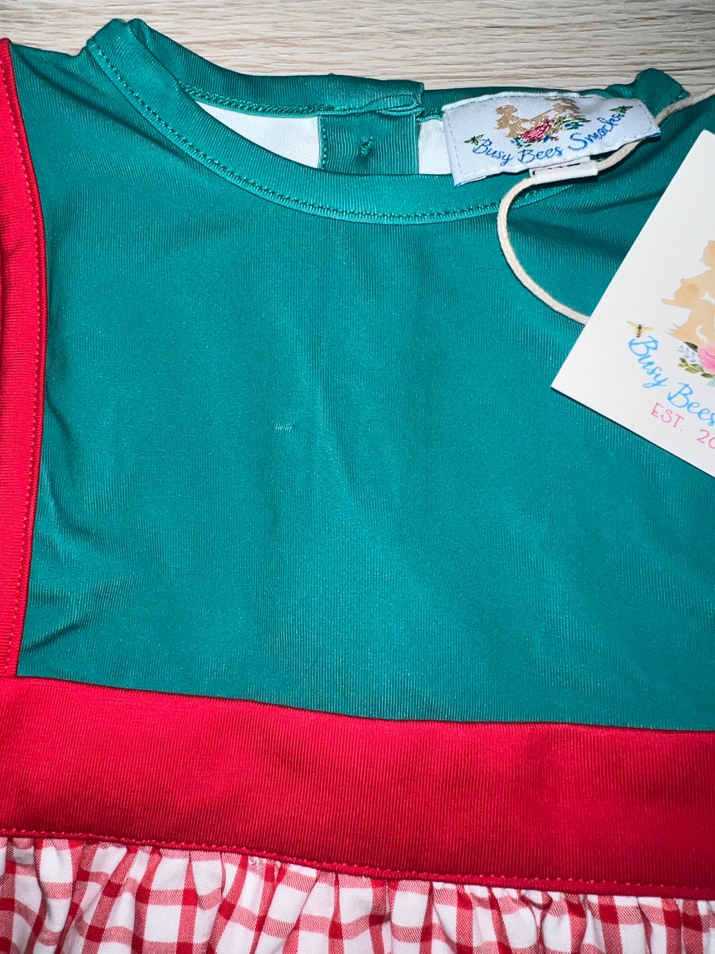 RTS: DEFECT- Strawberry Field- Boys Sunsuit