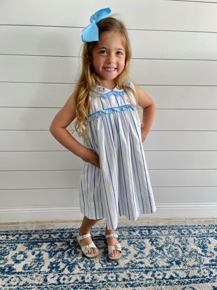 RTS: Blue Crab Collection- Girls Dress